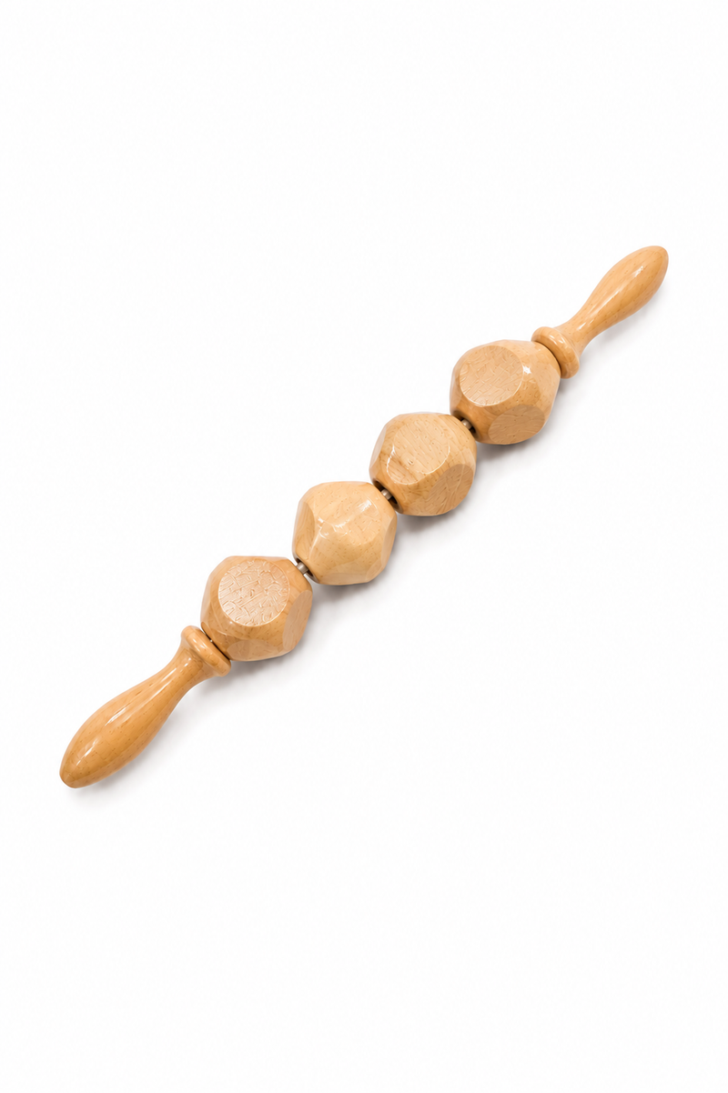 4-Sided Wooden Body Sculpting Massage Roller