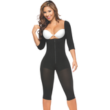 Hourglass Sculpt Open-Bust Faja Full Length Front Zipper